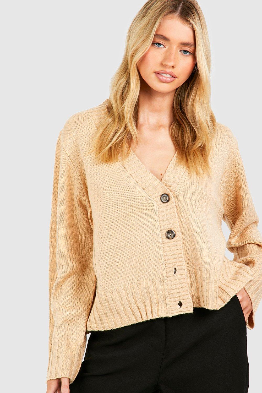 Wide-Sleeve Cardigan