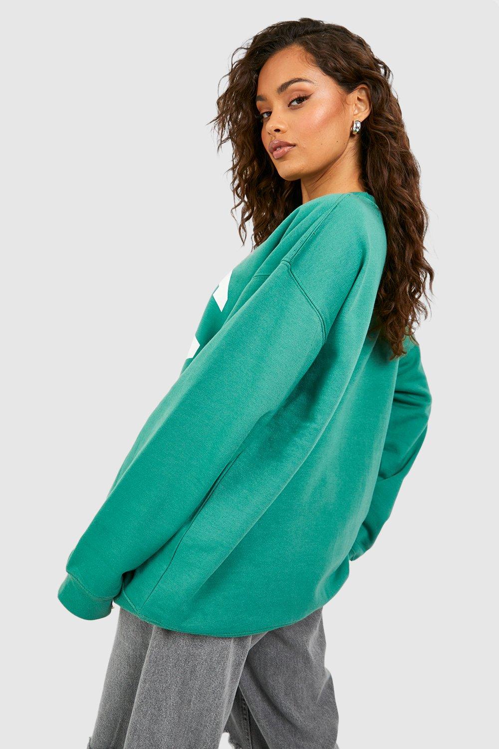 Mint green oversized discount sweatshirt