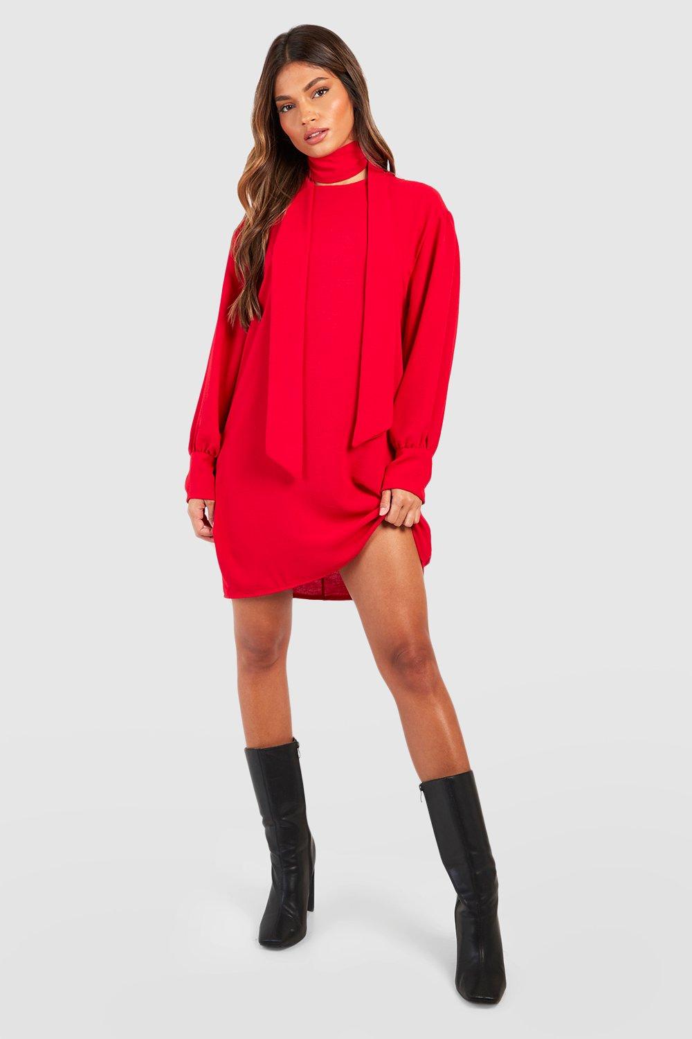 Long sleeve outlet slip dress