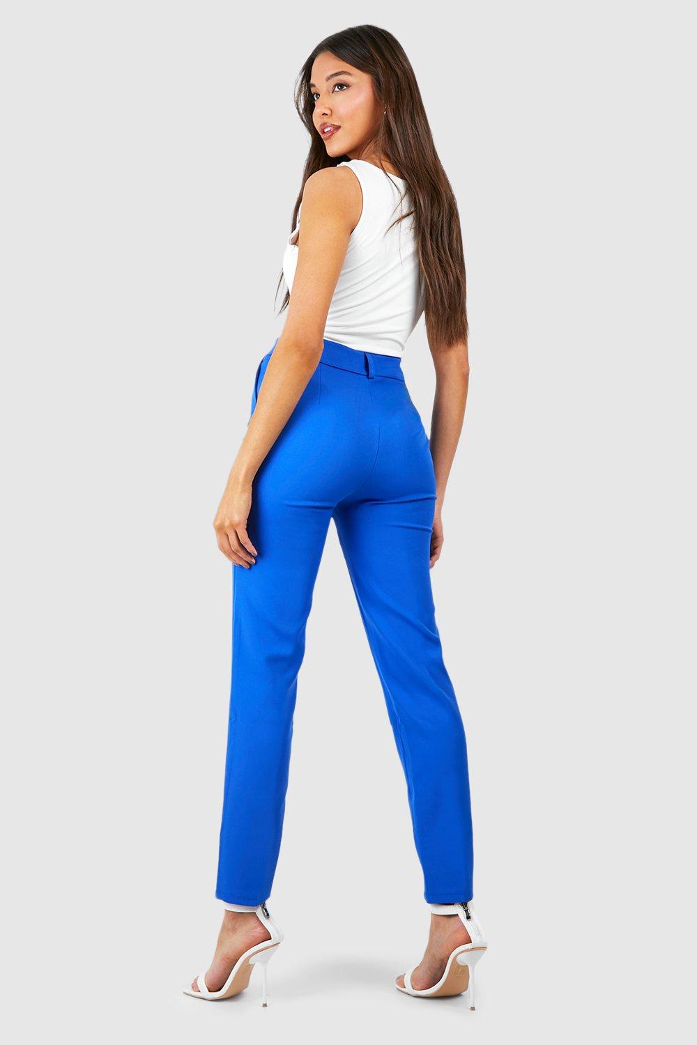 Women's Slim Fit Ankle Grazer Tailored Trousers