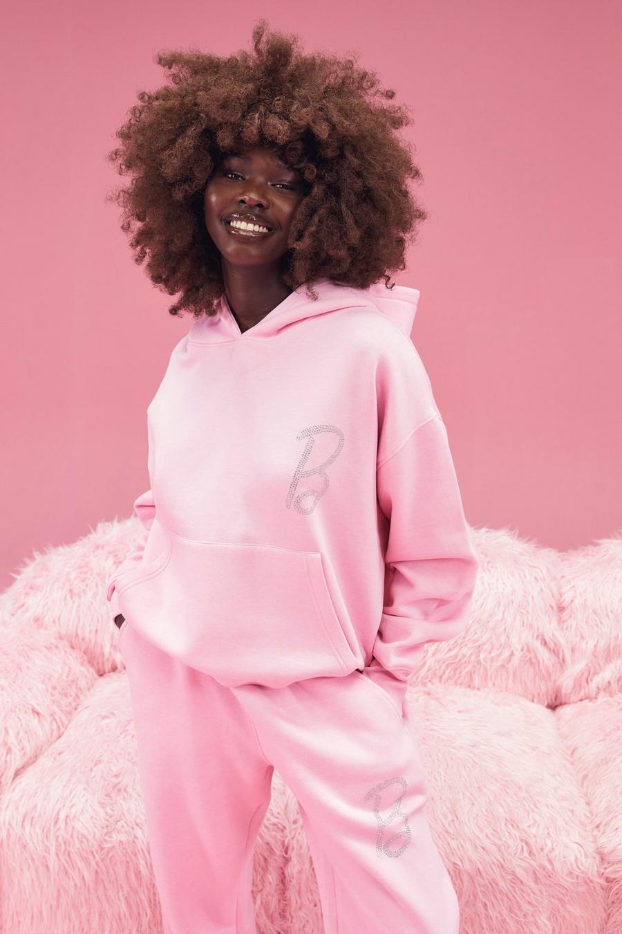 Bedruckter Pyjama - Hellrosa/Barbie - DAMEN