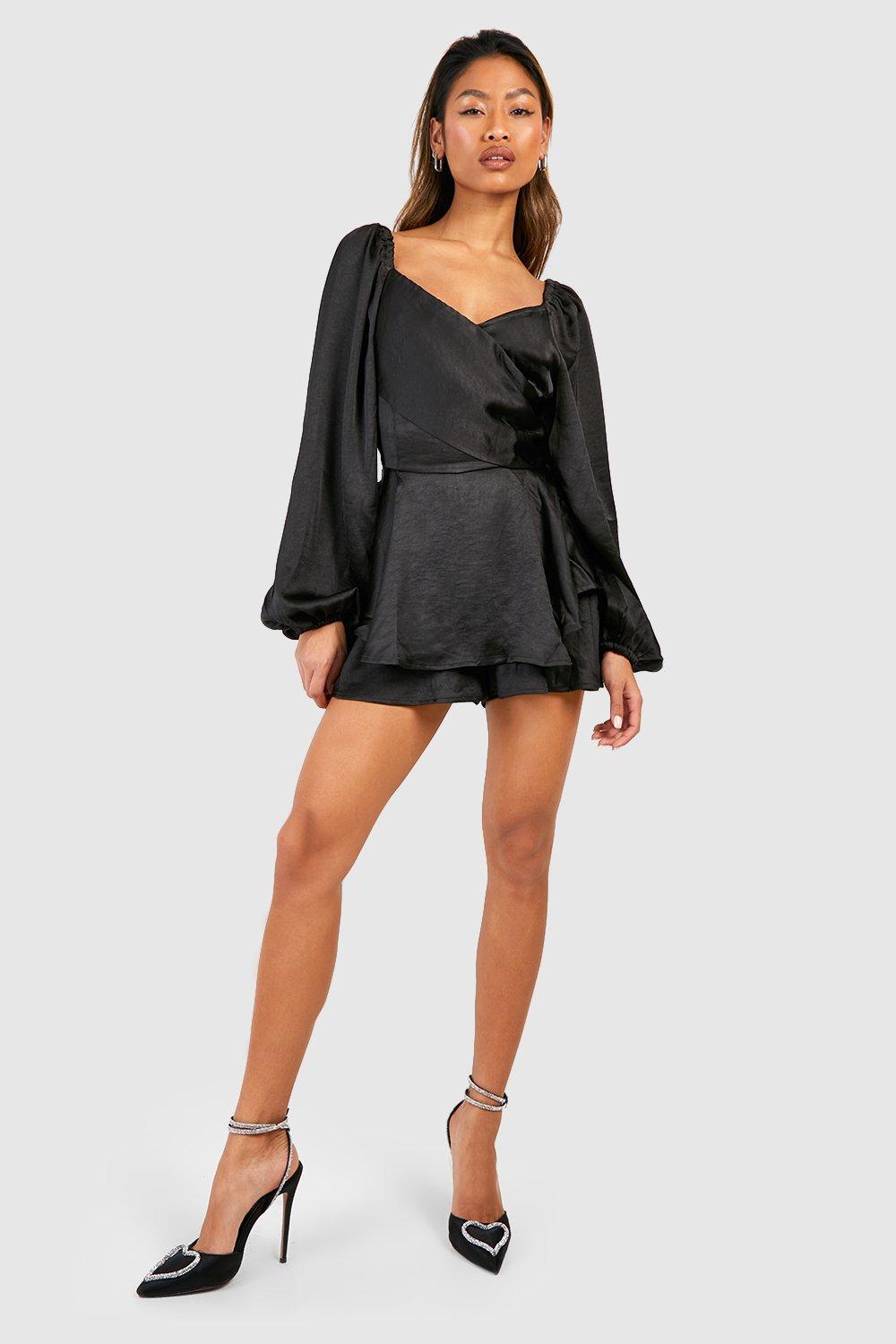 Ruffle 2024 wrap romper