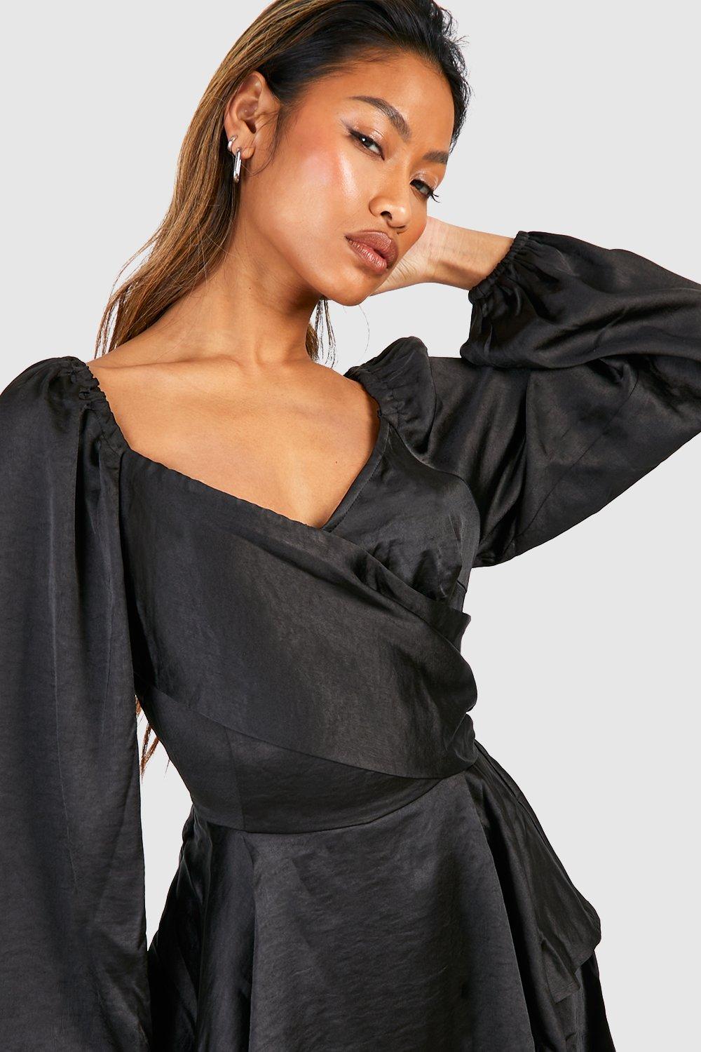 Ruffle wrap playsuit on sale