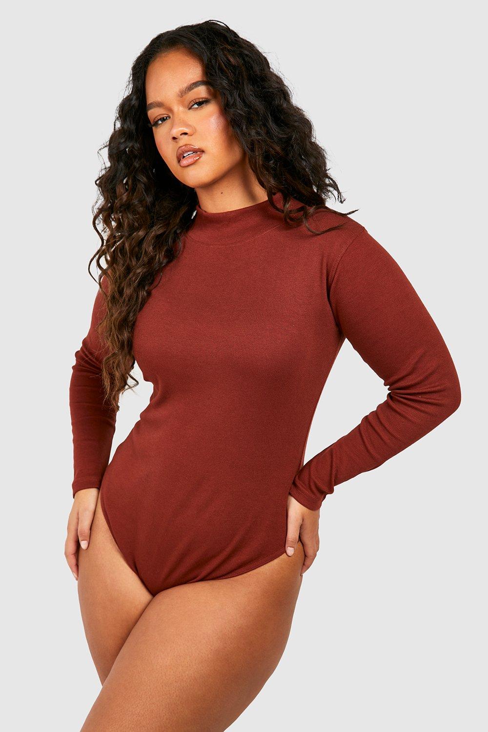 High Neck Long Sleeve Bodysuit