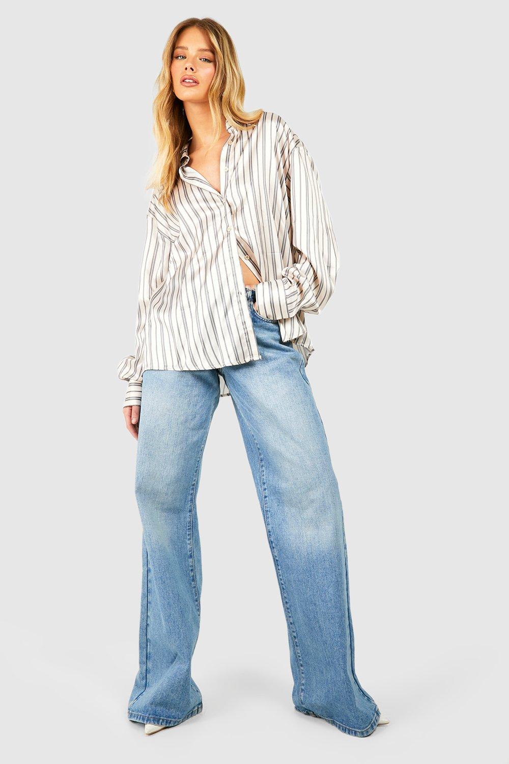 Double stripe hot sale jeans