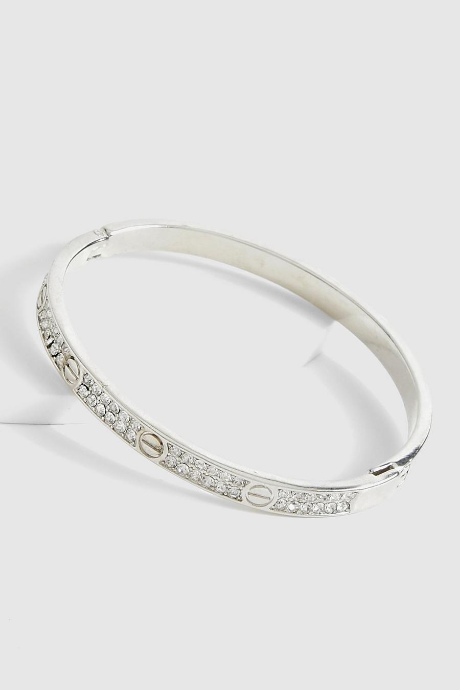 Strass-Armband, Silver image number 1