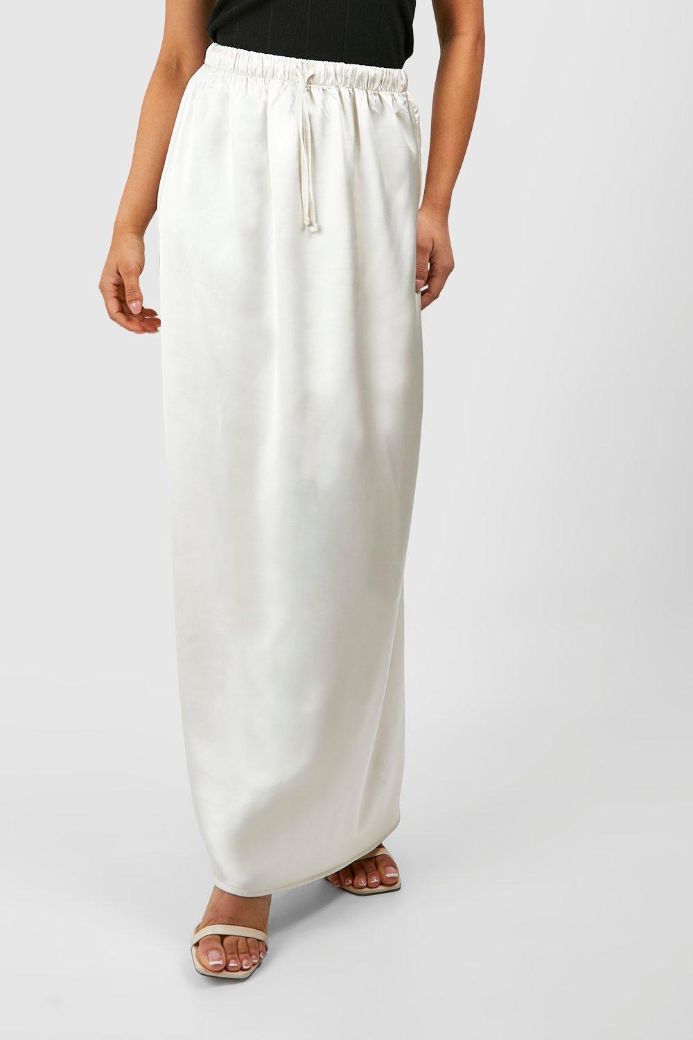 Elasticated waist clearance maxi skirt uk