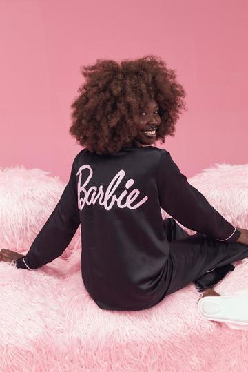 Barbie Button Up Pyjamas black