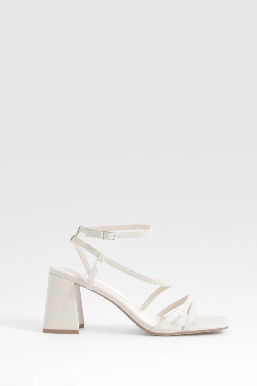 Medium heel outlet strappy sandals