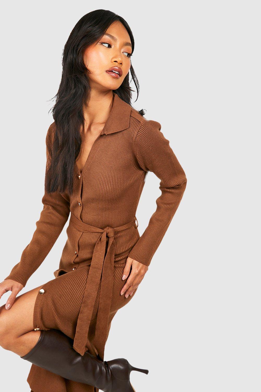 Long sleeve cardigan clearance dress