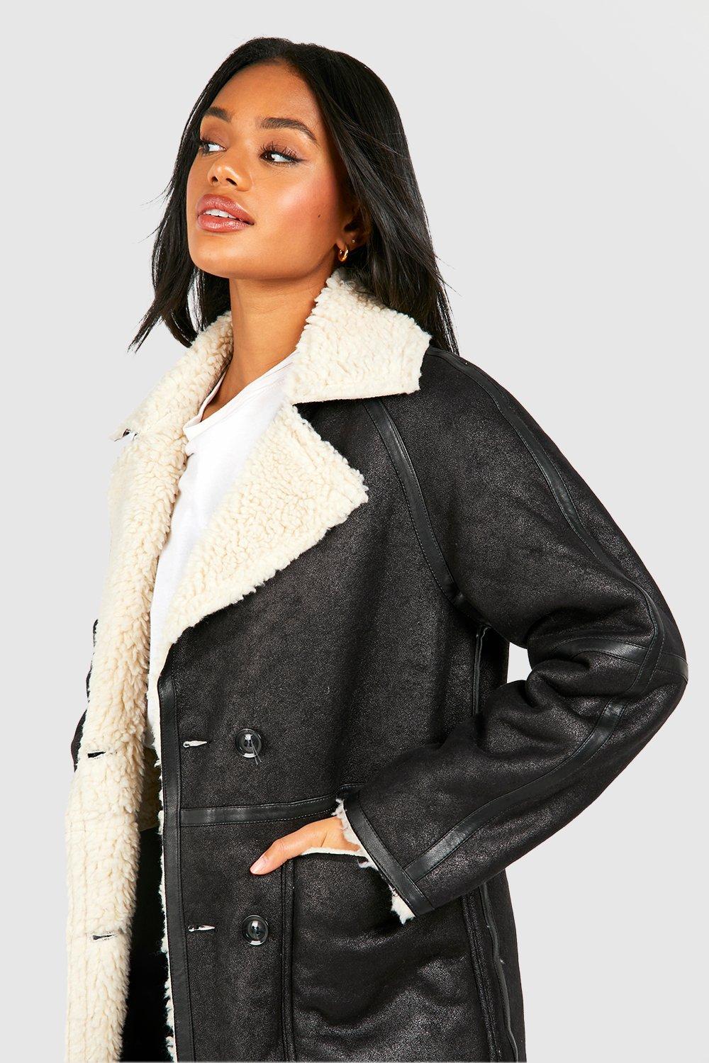 Uo reversible cheap teddy coat