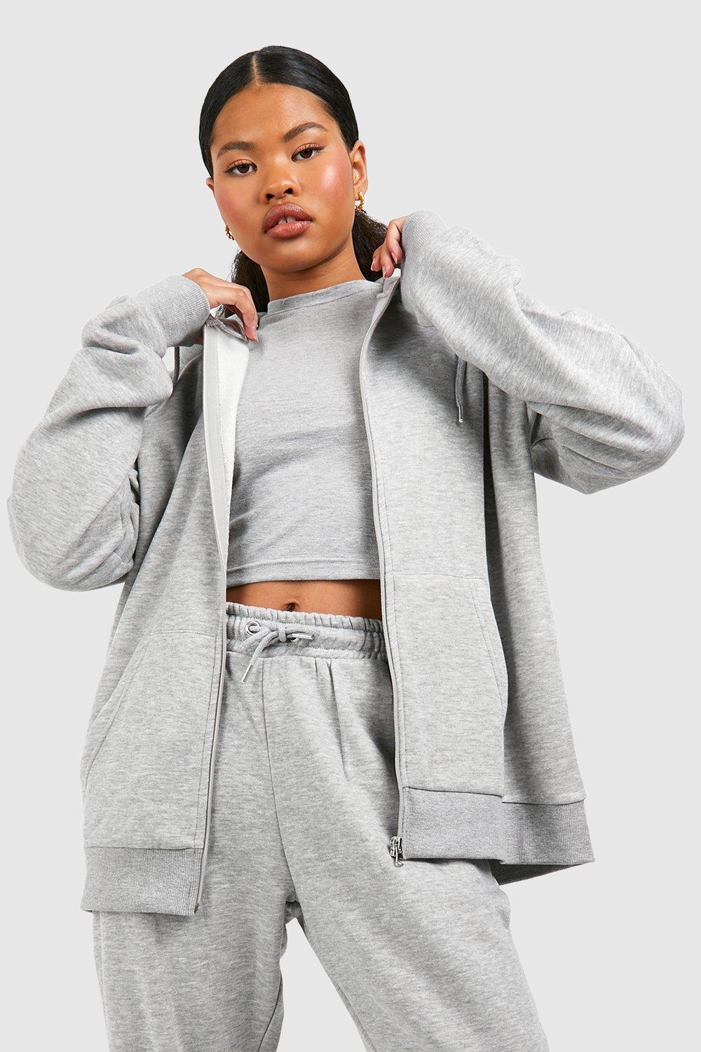 Petite grey hot sale tracksuit