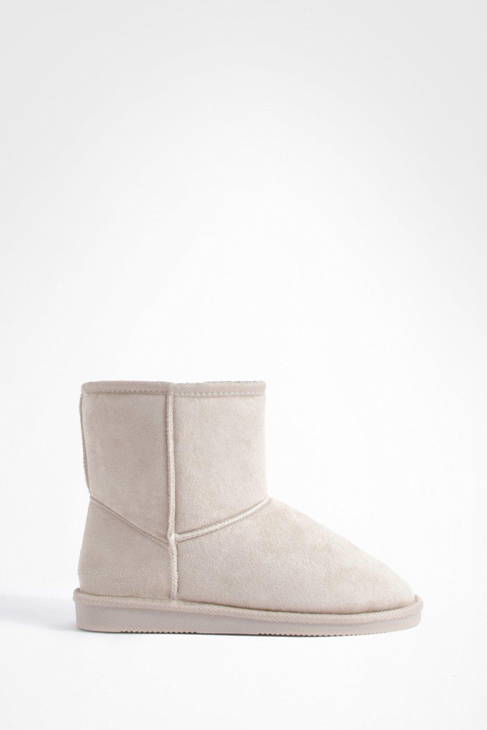 White ankle shop boots boohoo