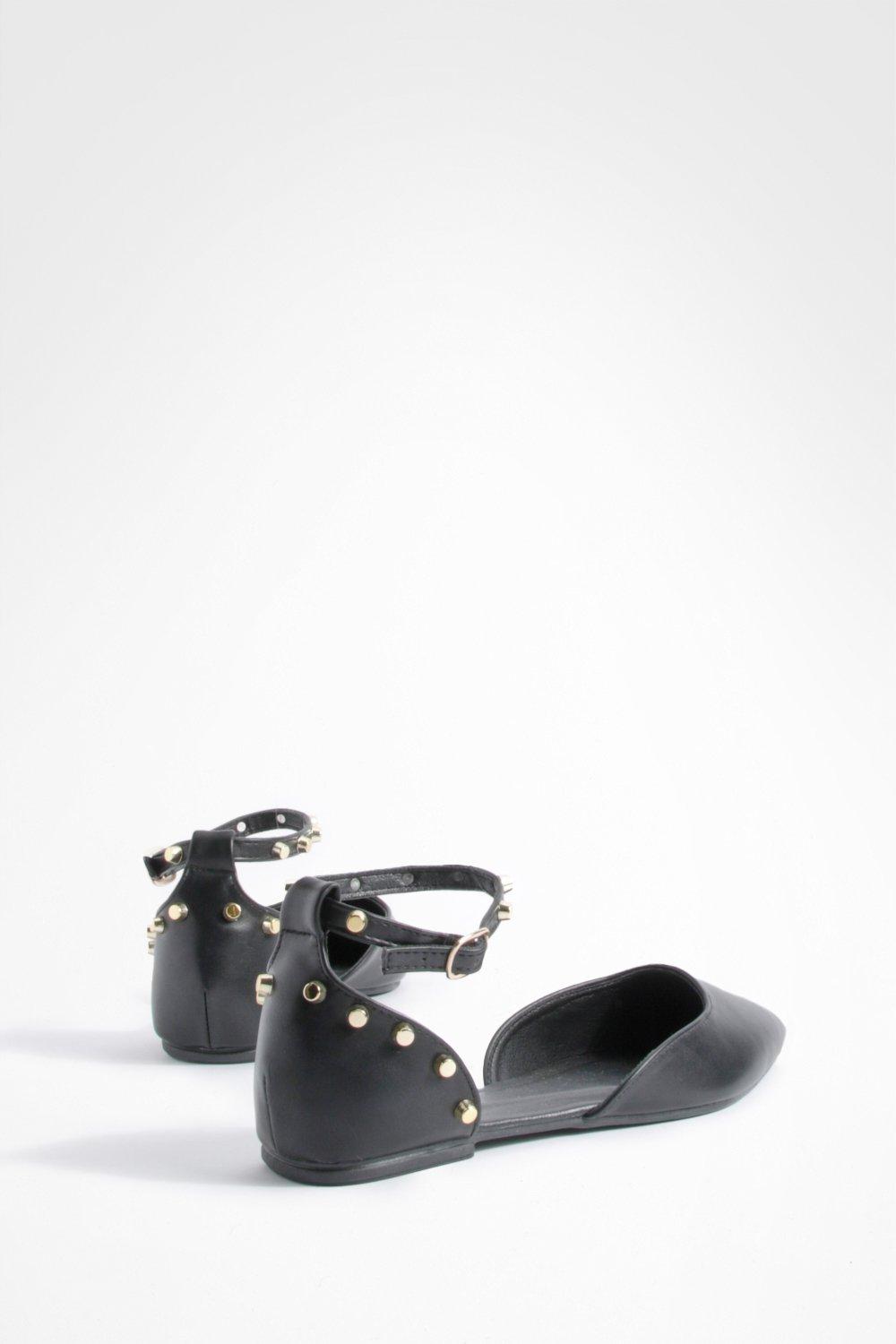 Black store stud flats