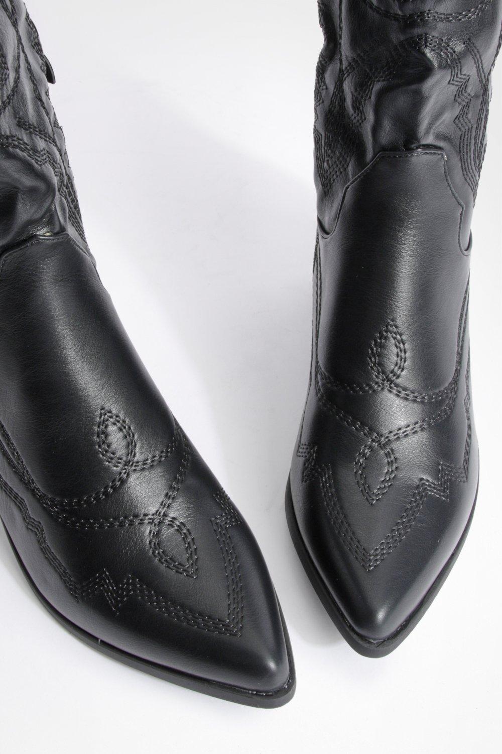 Patent leather cowboy sales boots