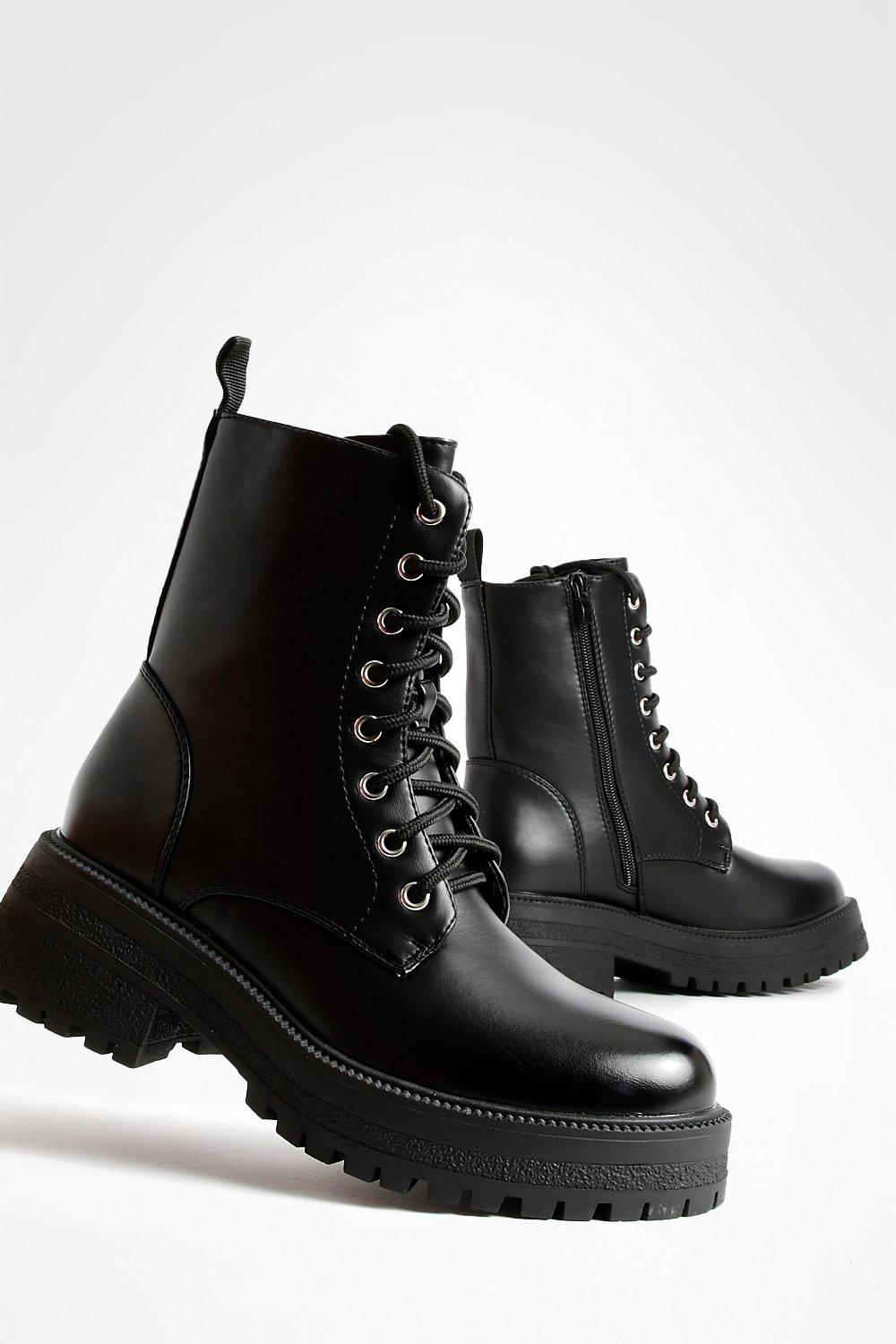 Boohoo sales biker boots