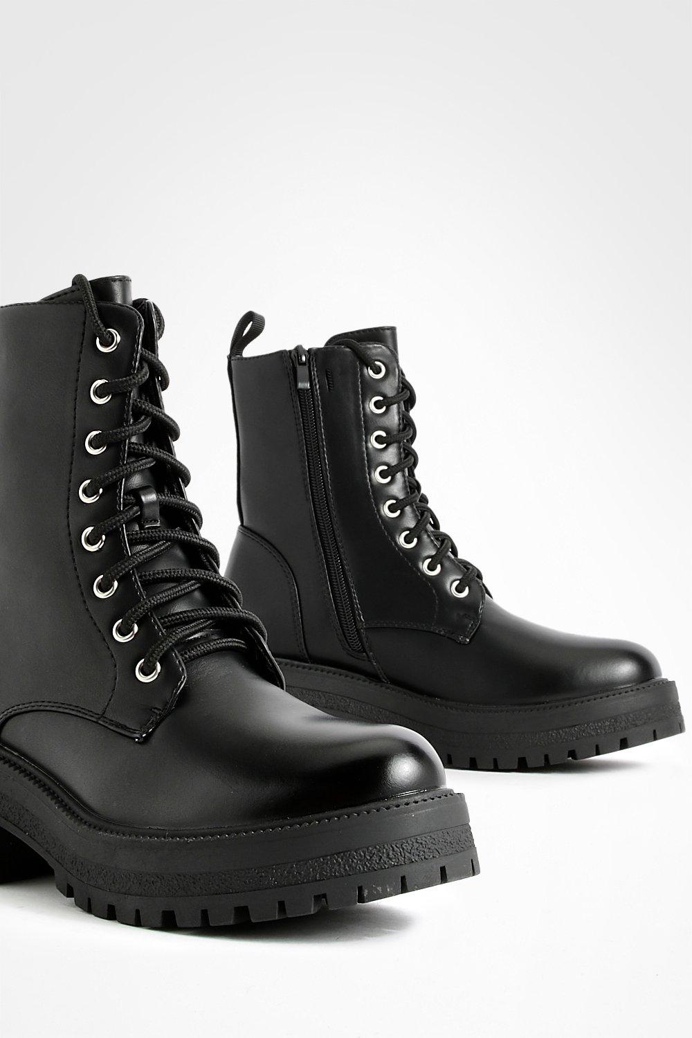 boohoo biker boots