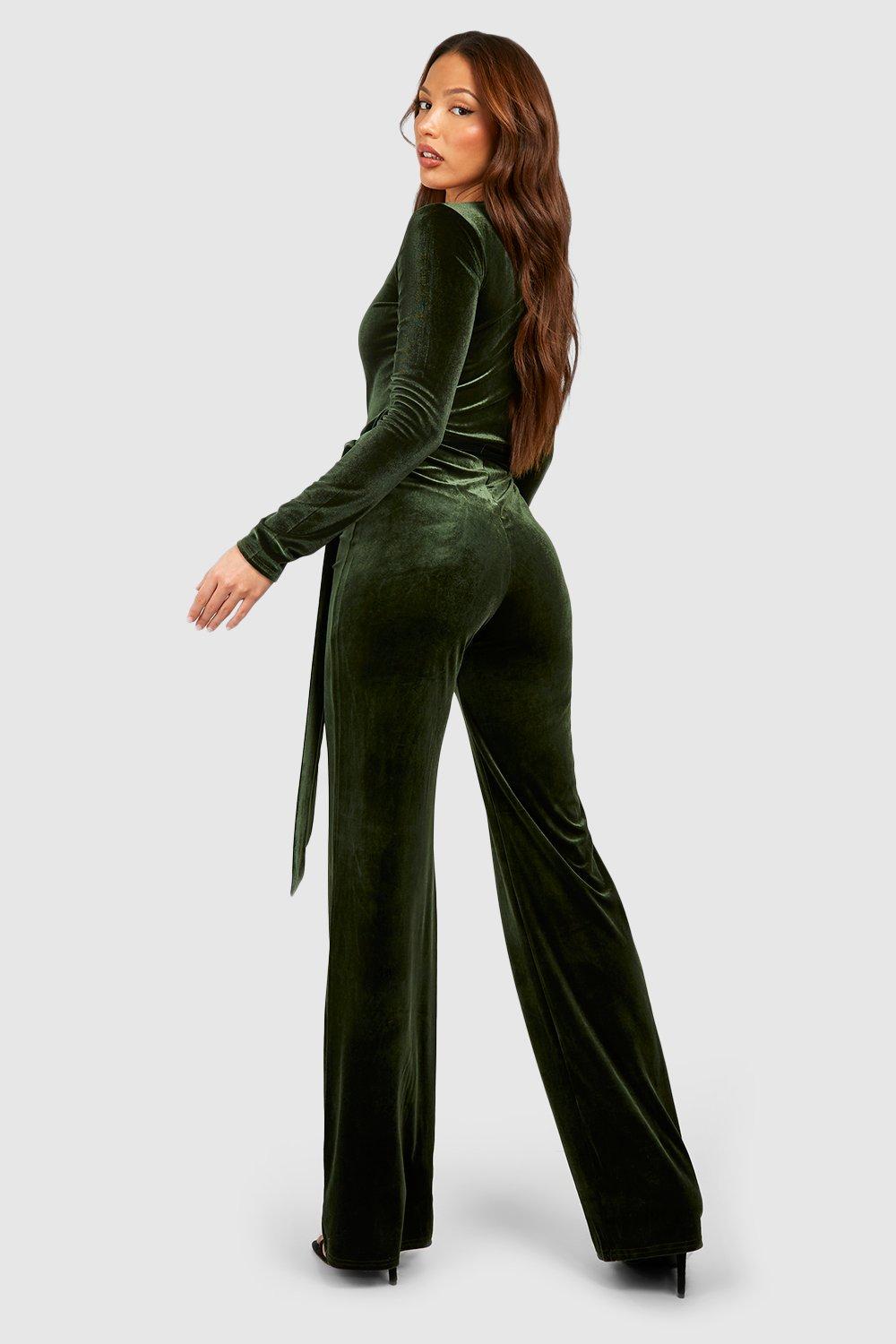 Velour jumpsuit hot sale womens