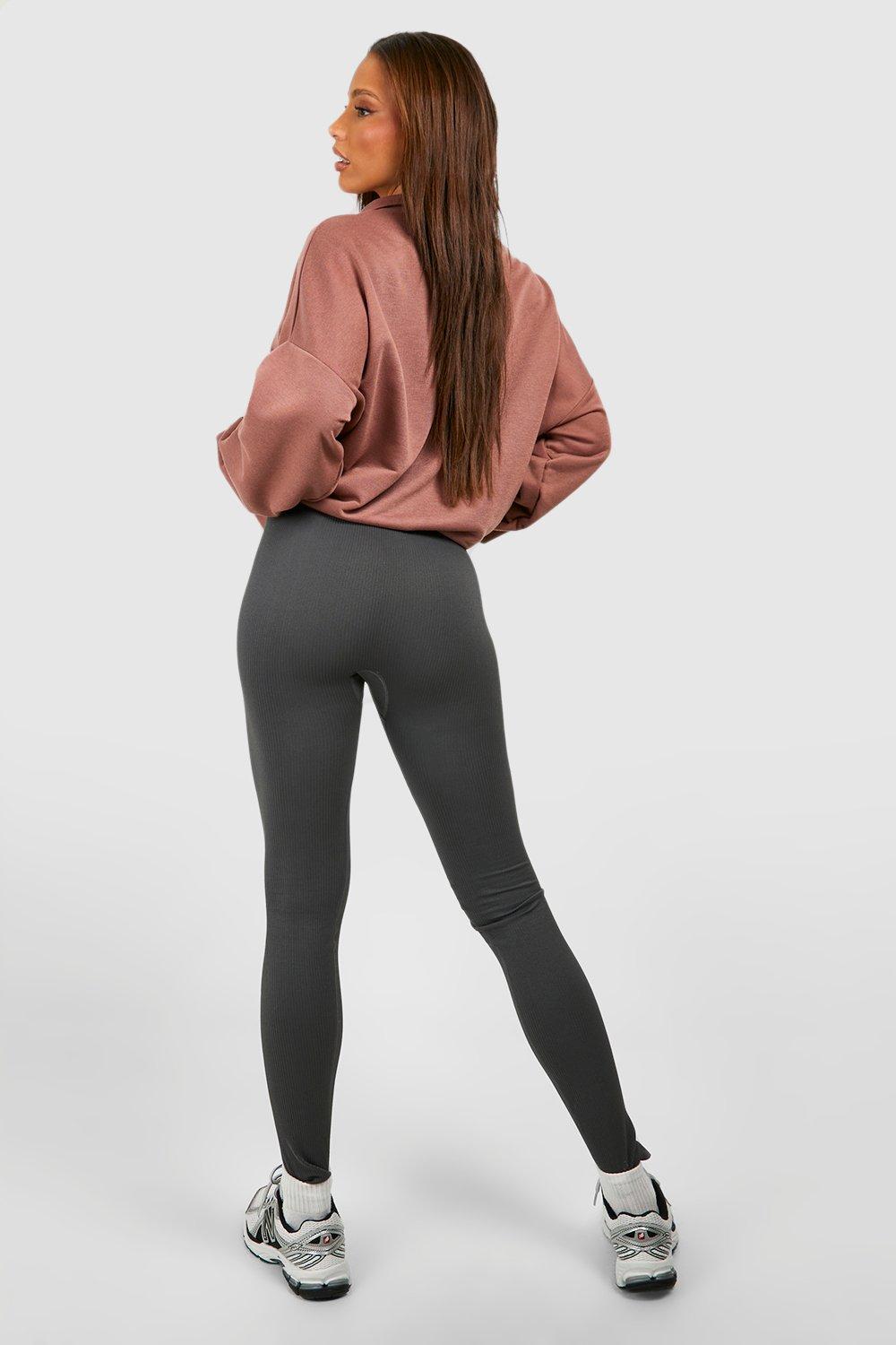 Tall Seamless Ribbed High Waisted Leggings