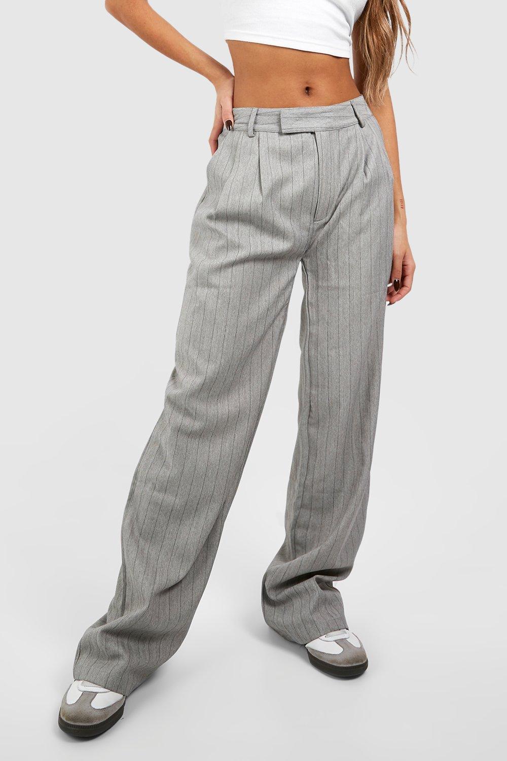 me Women's Striped Sleep Pants - Grey Marl