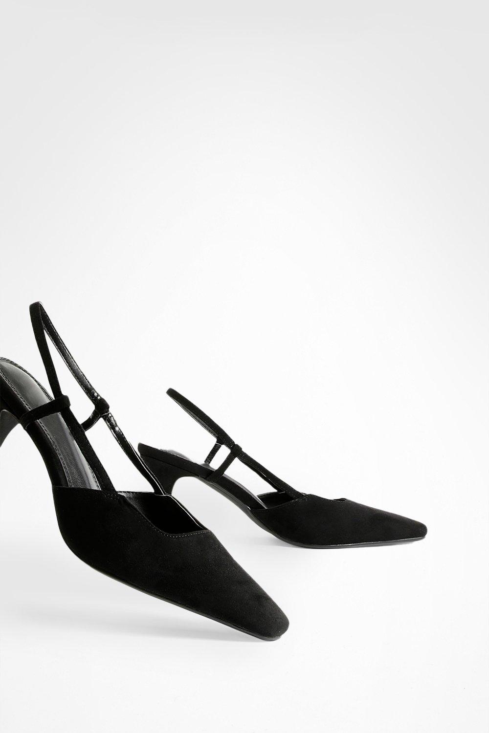 Slingback square toe hotsell