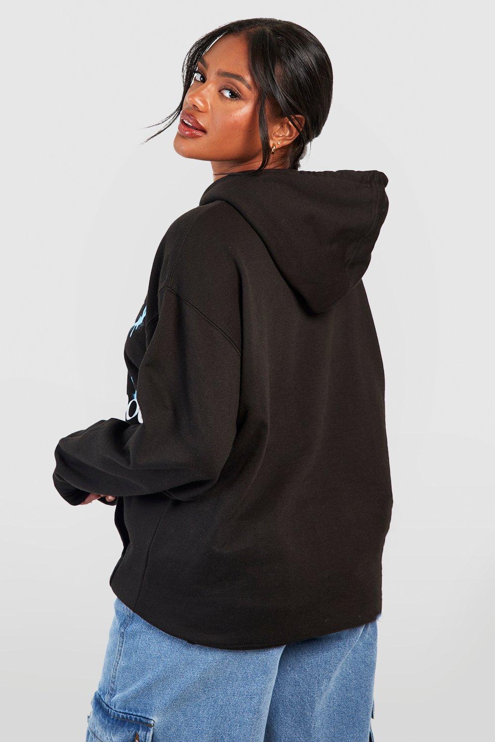 Nouvelle Season Graffiti Slogan Oversized Hoodie