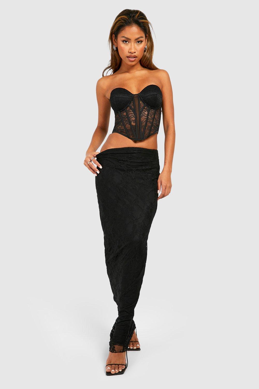 Corset skirt outlet boohoo