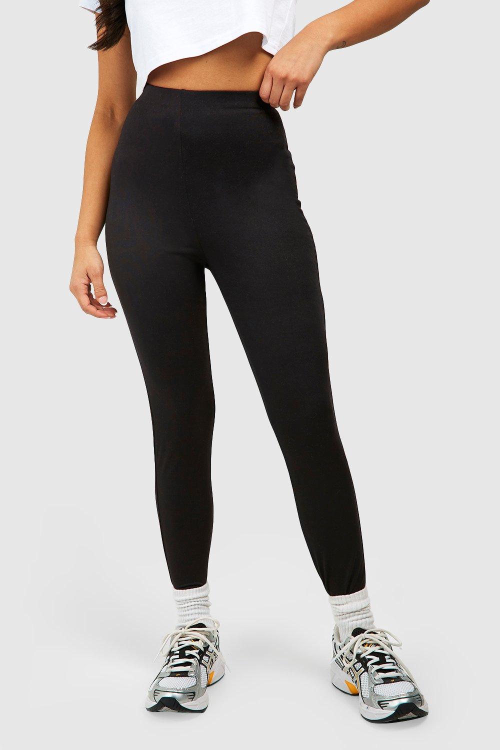 Black And Grey Basic 2 Pack Jersey Legging