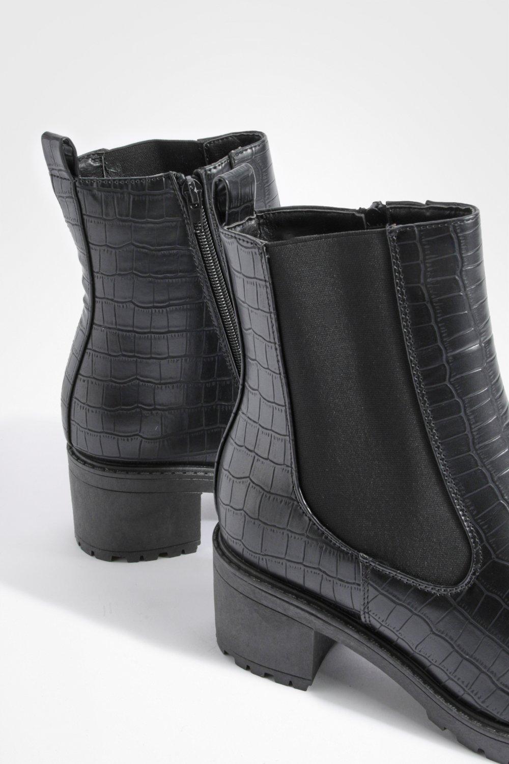 Croc effect chelsea discount boots