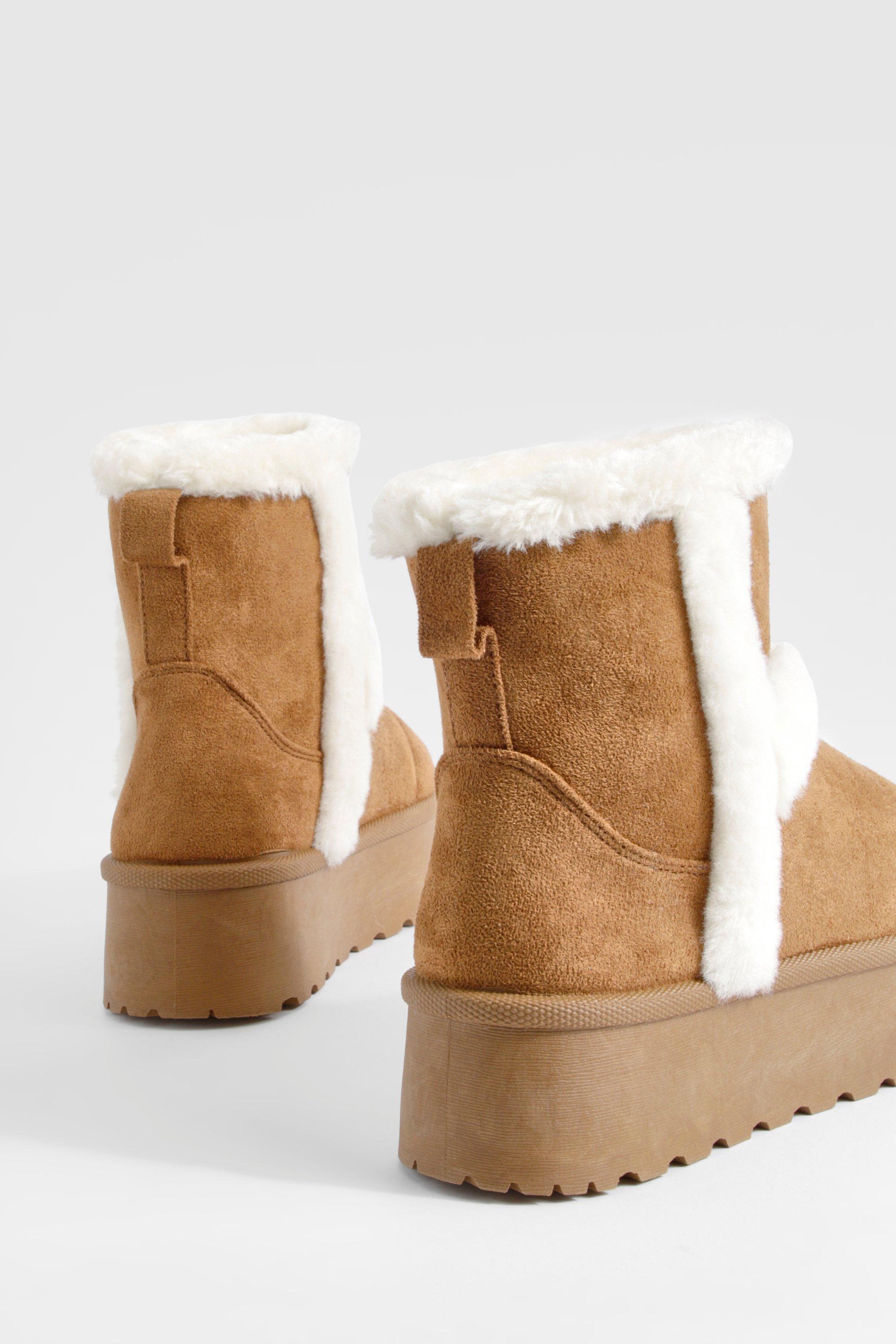 chestnut fur boots