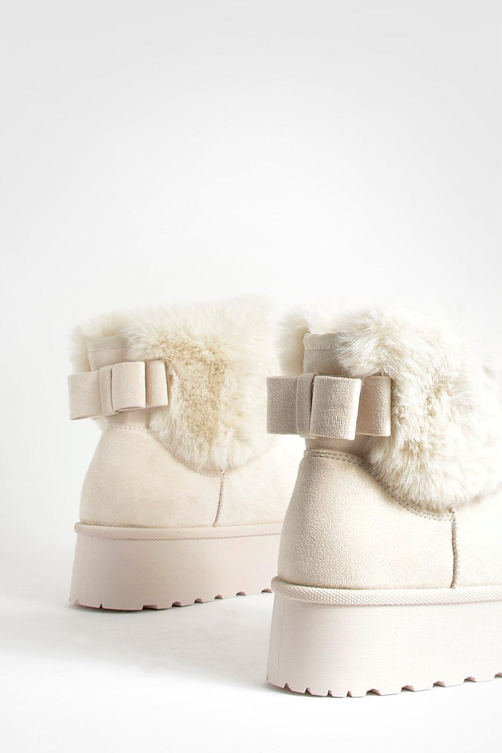 Fluffy on sale lined boots