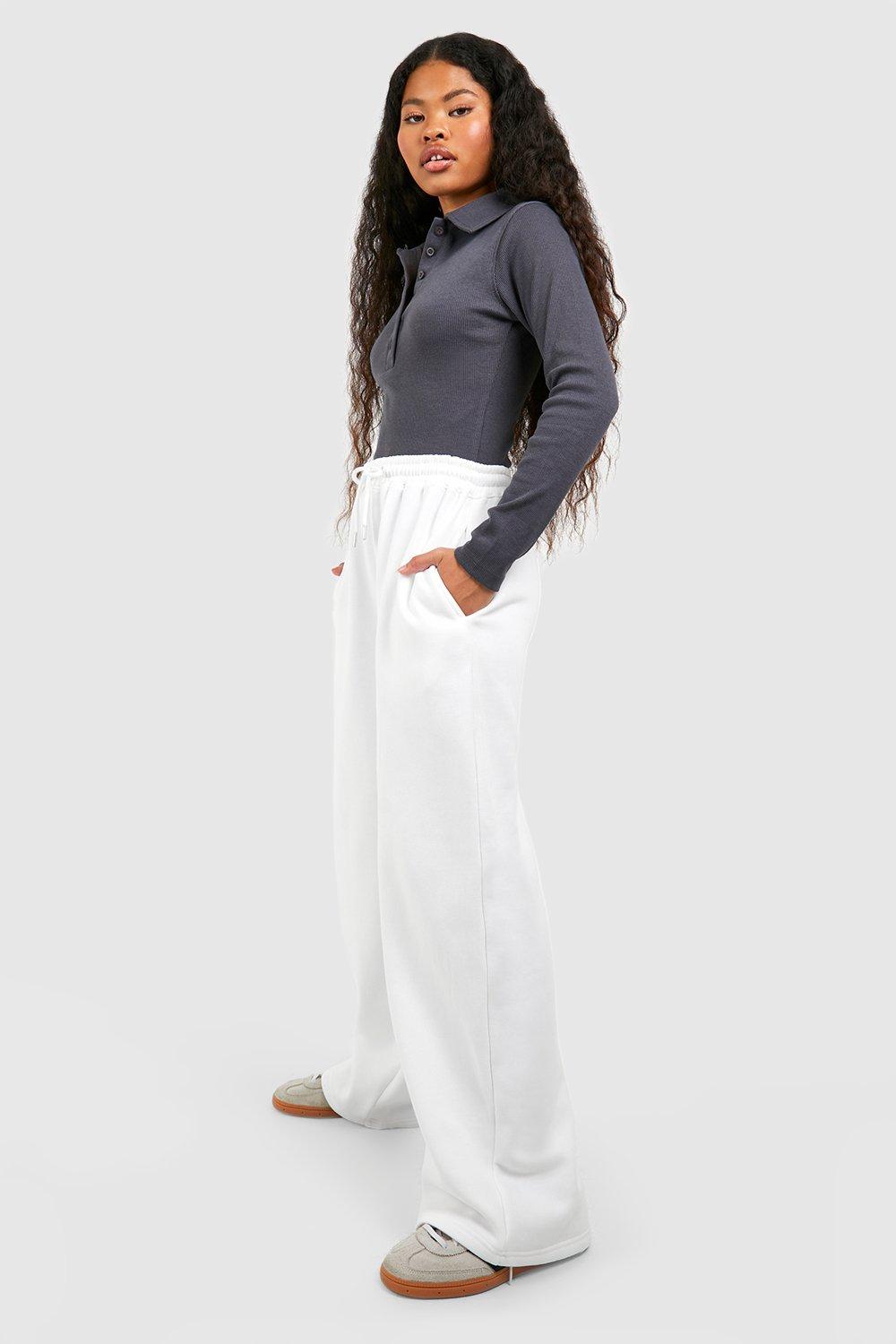 Wide-leg jogger trousers