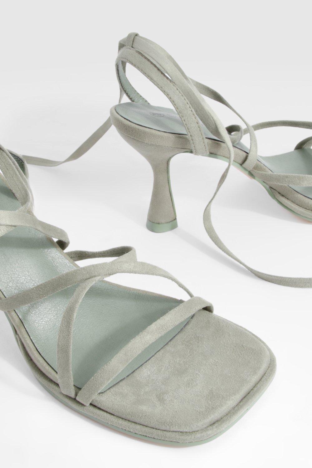 Boohoo on sale grey heels