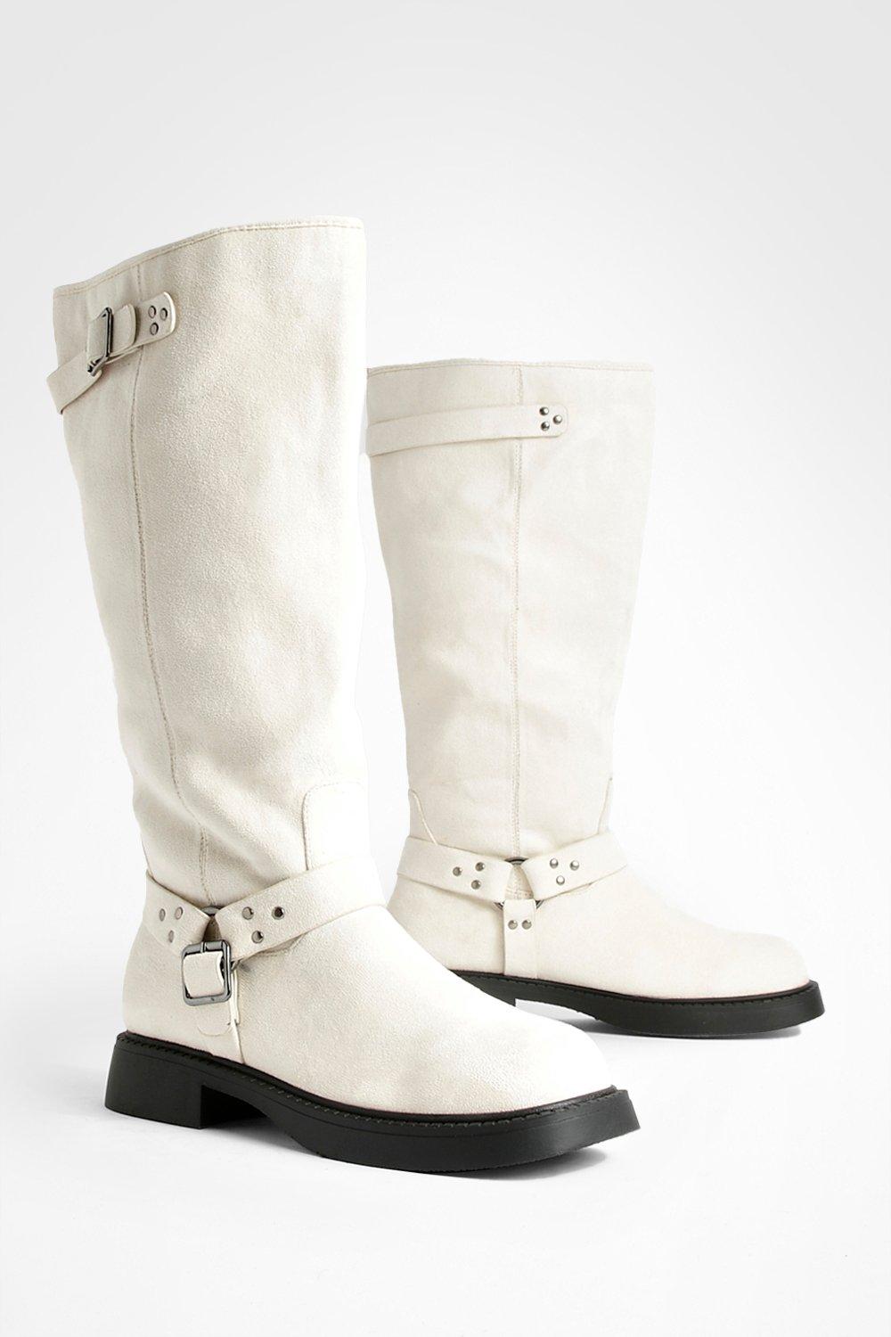 Pull on cheap biker boots