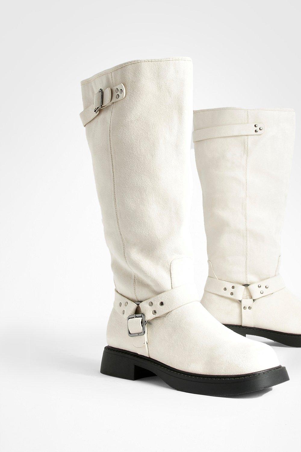 Boohoo clearance buckle boots