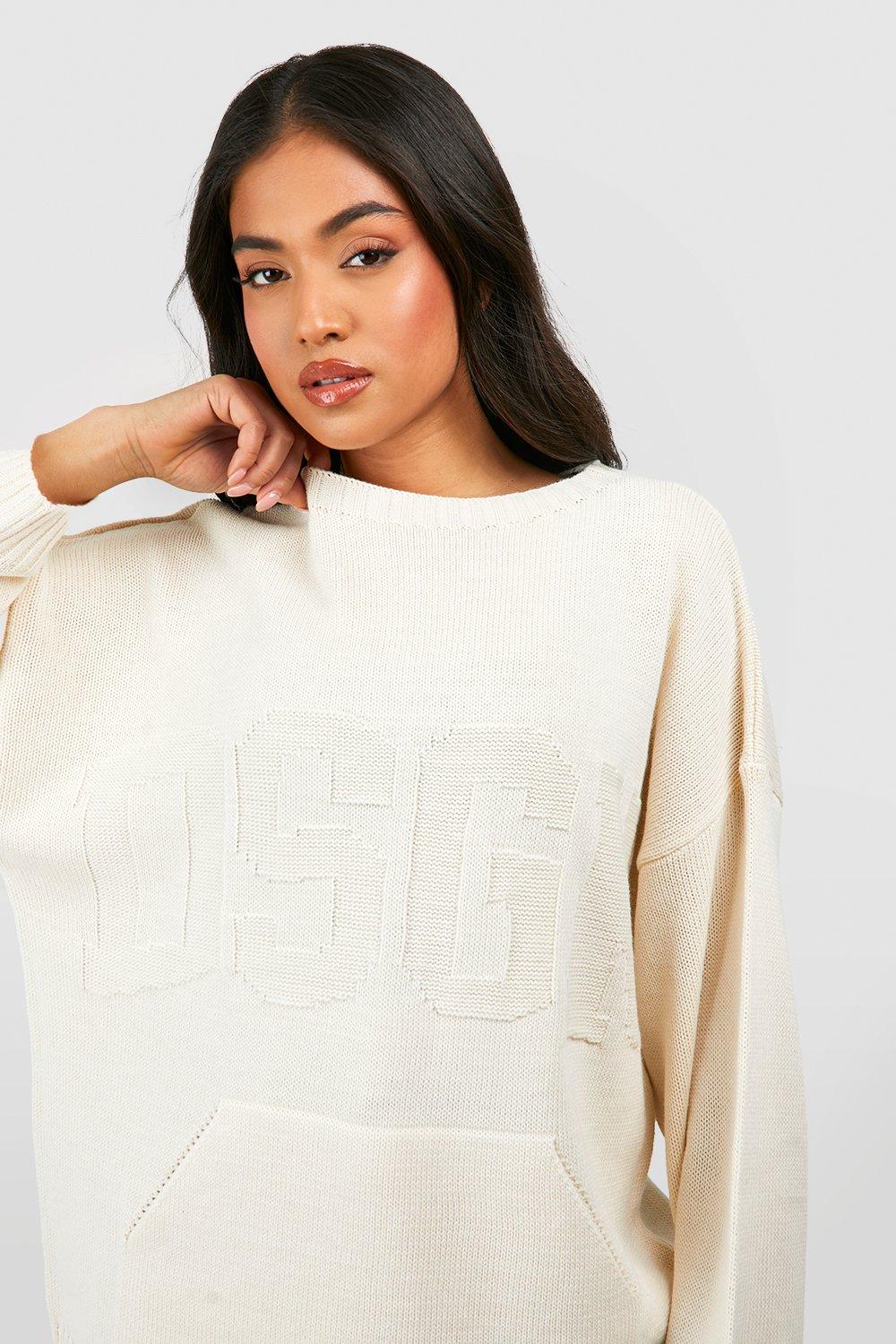 Boohoo cream outlet jumper