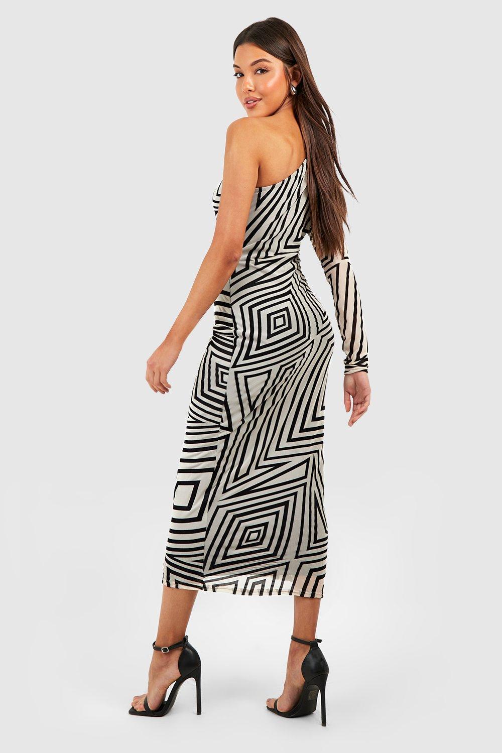 Boohoo aztec clearance dress