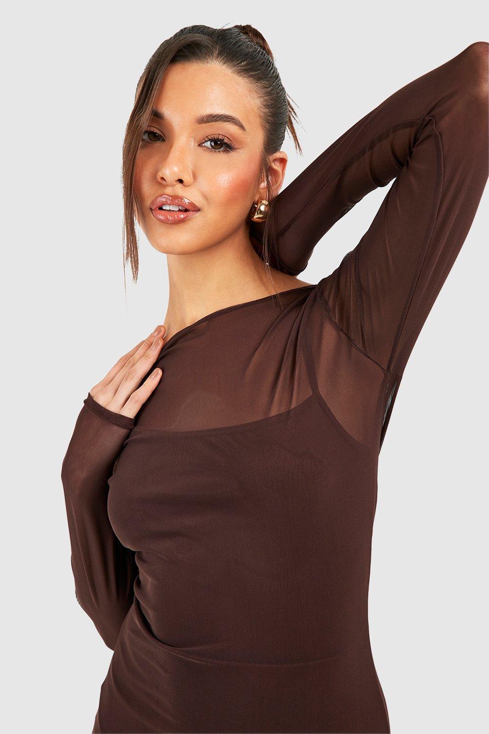 https://media.boohoo.com/i/boohoo/gzz75639_brown_xl_3/female-brown-sheer-mesh-contrast-midaxi-dress