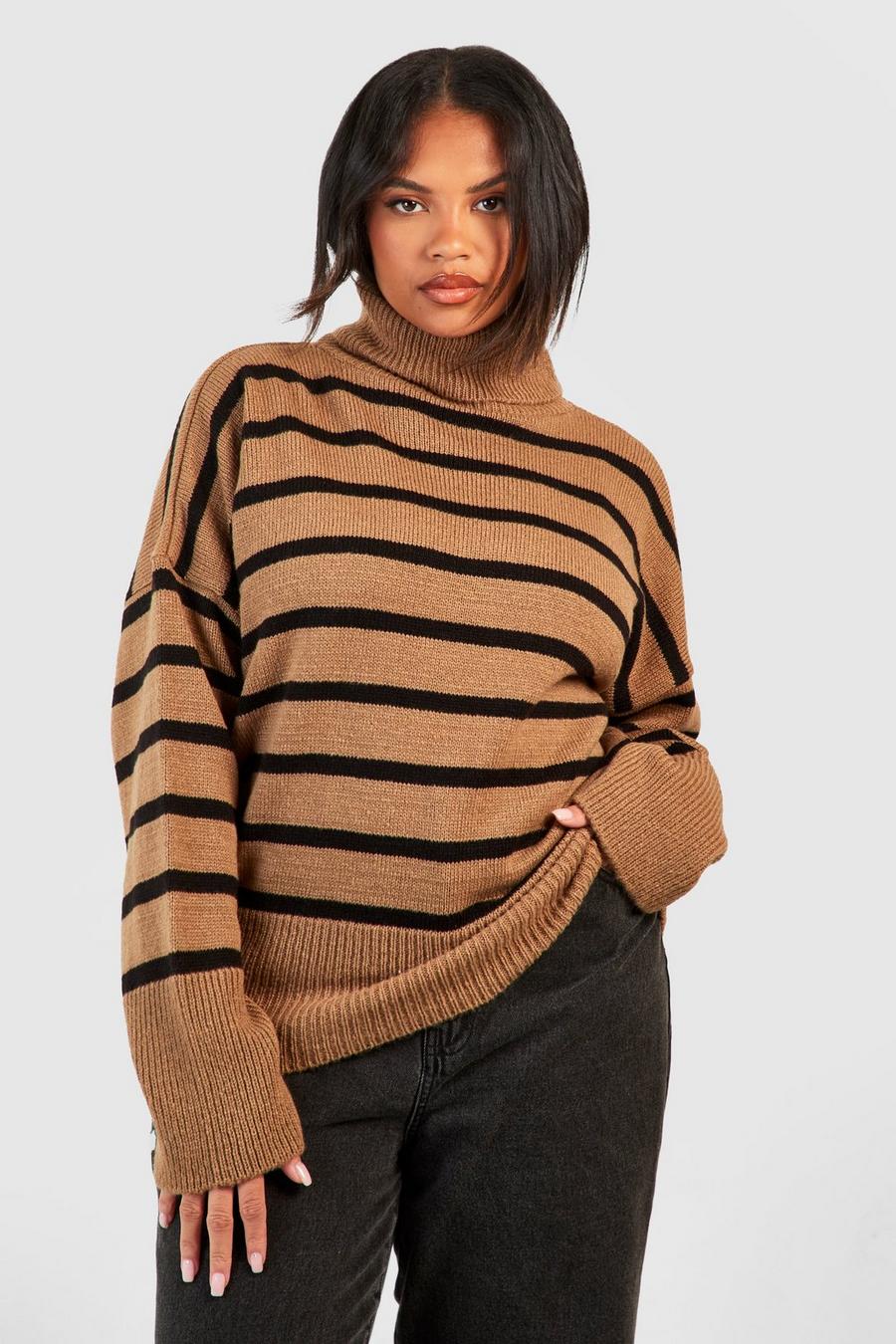 Plus Turtleneck Wide Sleeve Sweater | boohoo