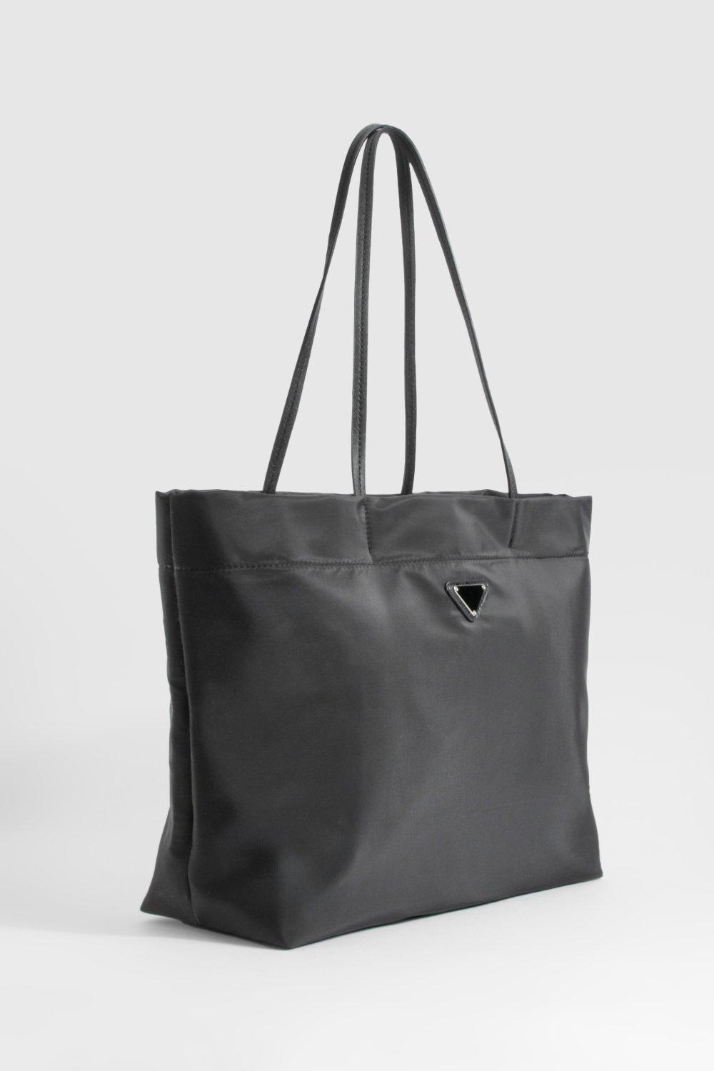 Nylon large tote bag hot sale