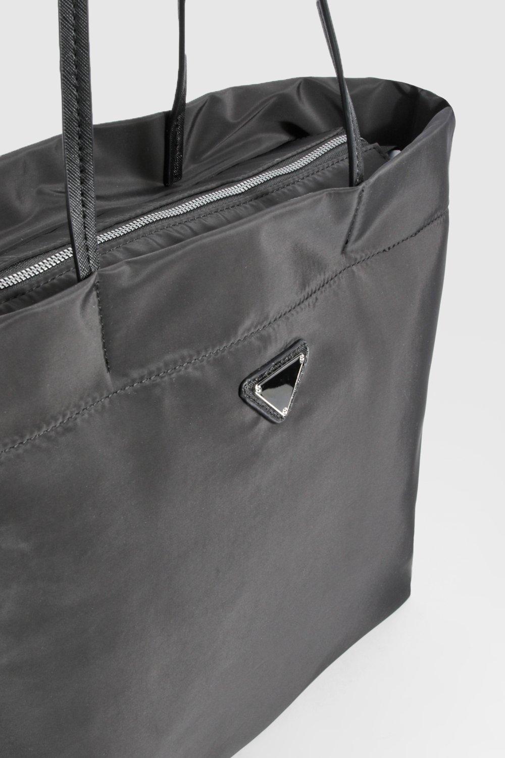 Prada Re-nylon Tote Bag in Black