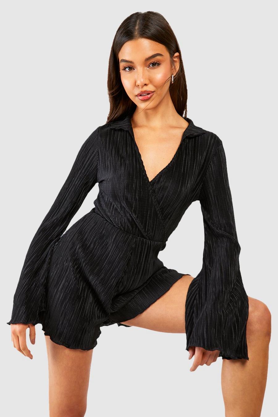 Long Sleeve Playsuits | Playsuits With Sleeves | boohoo UK