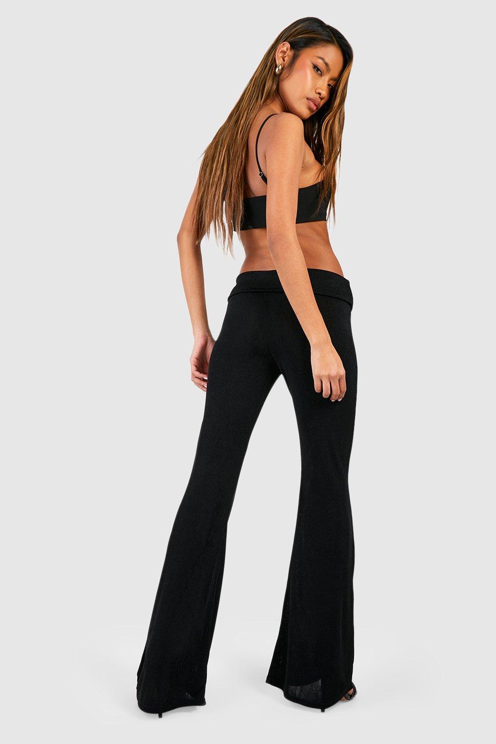 Pantalon flare moulant