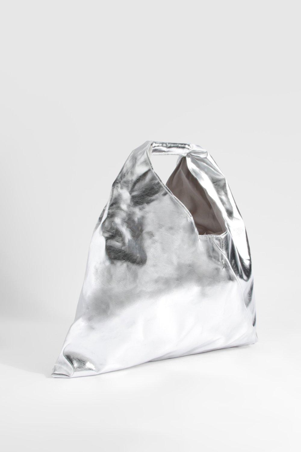 Metallic on sale tote bag