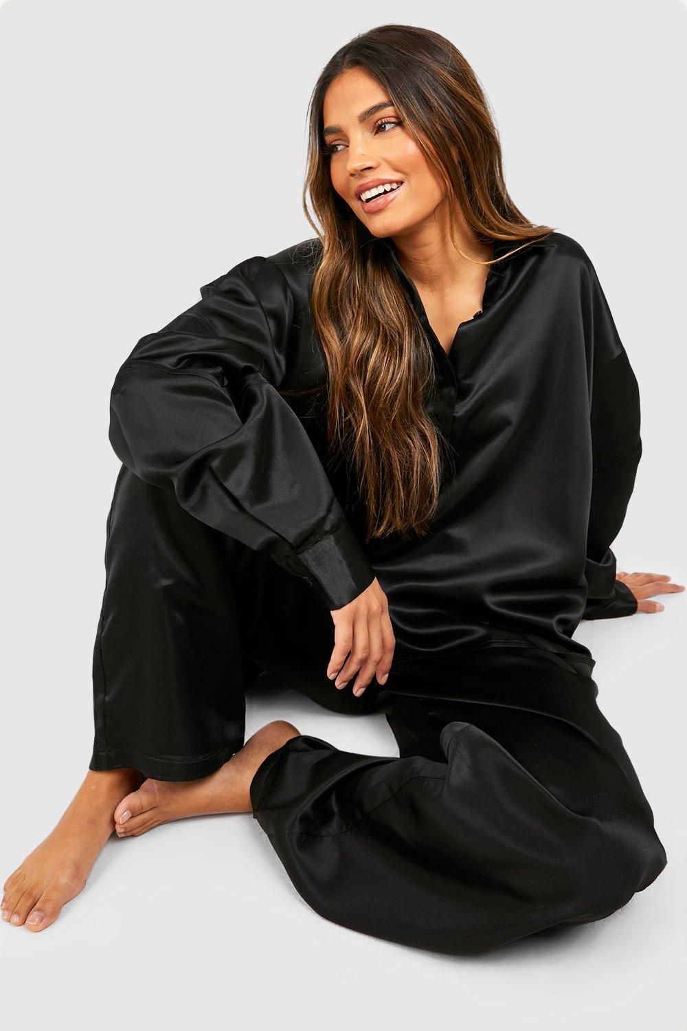 Boohoo 2025 black pyjamas