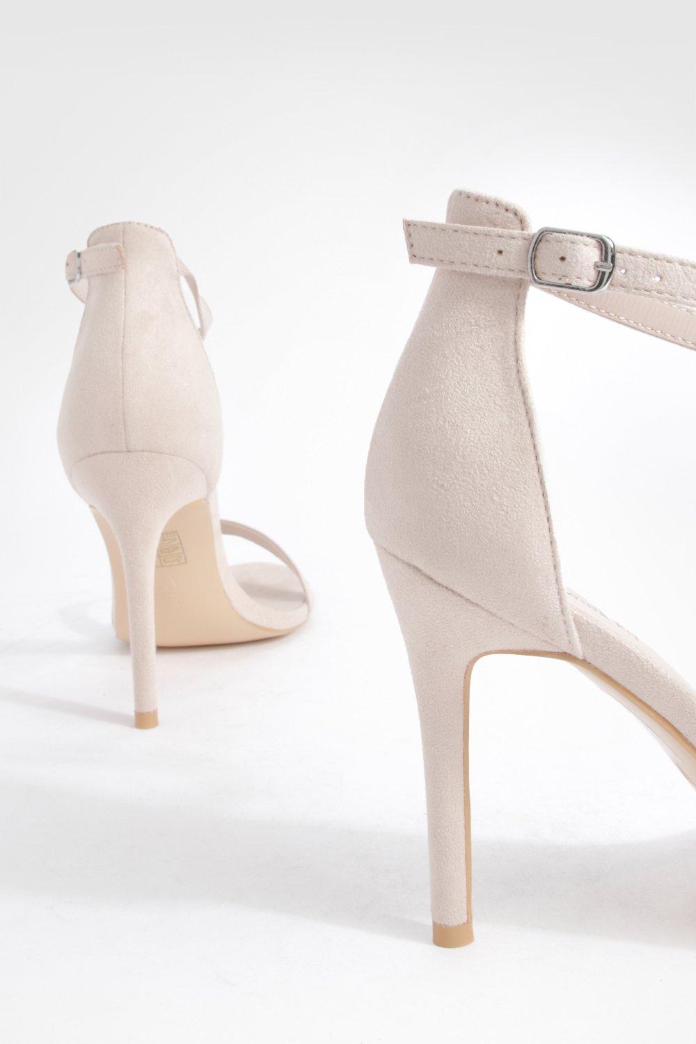 Blush wide fit store heels