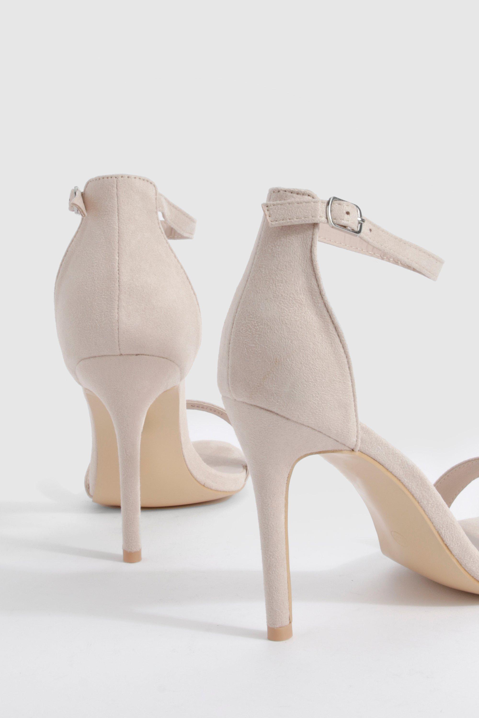 Light pink shop barely there heels