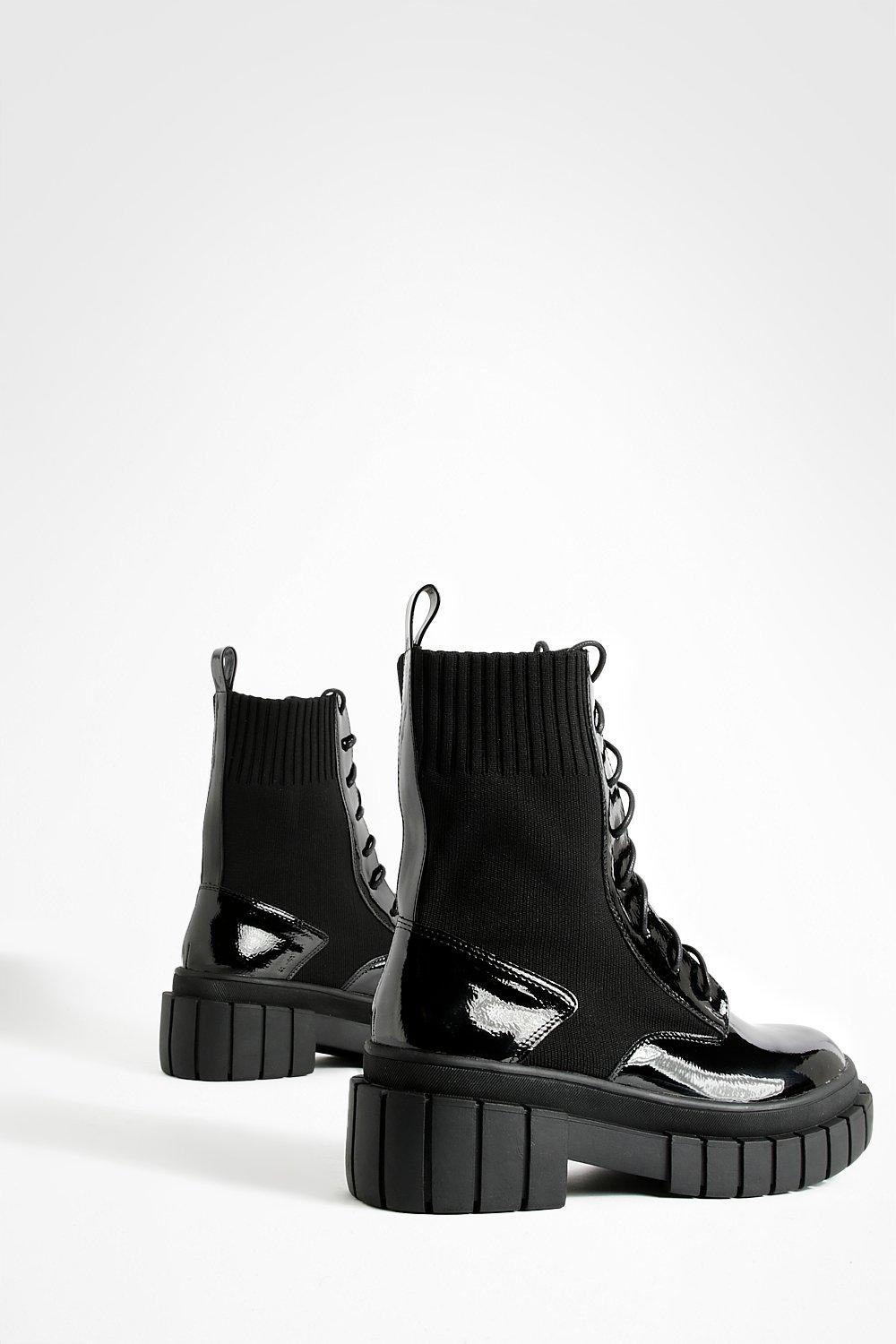 boohoo biker boots