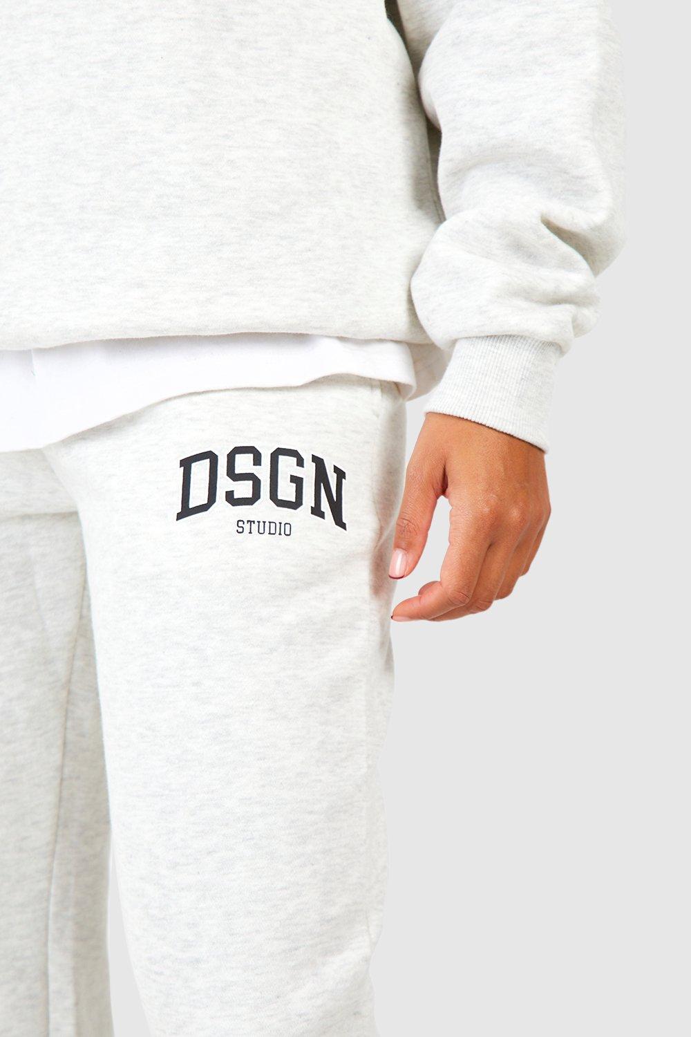 Dsgn Studio Slogan Printed Straight Leg Jogger