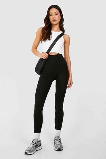 Tall Basic Leggings Met Grote Tailleband black